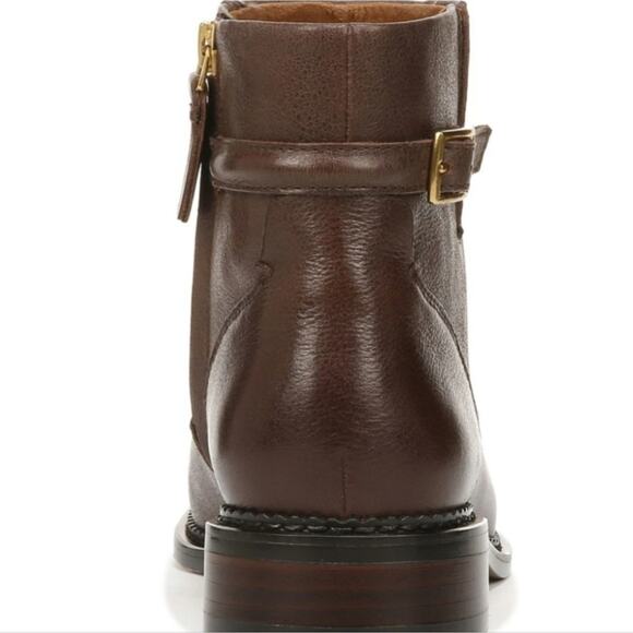 Franco Sarto Hansa Leather Ankle Boots Cognac Size 6  NWT - Picture 7 of 8